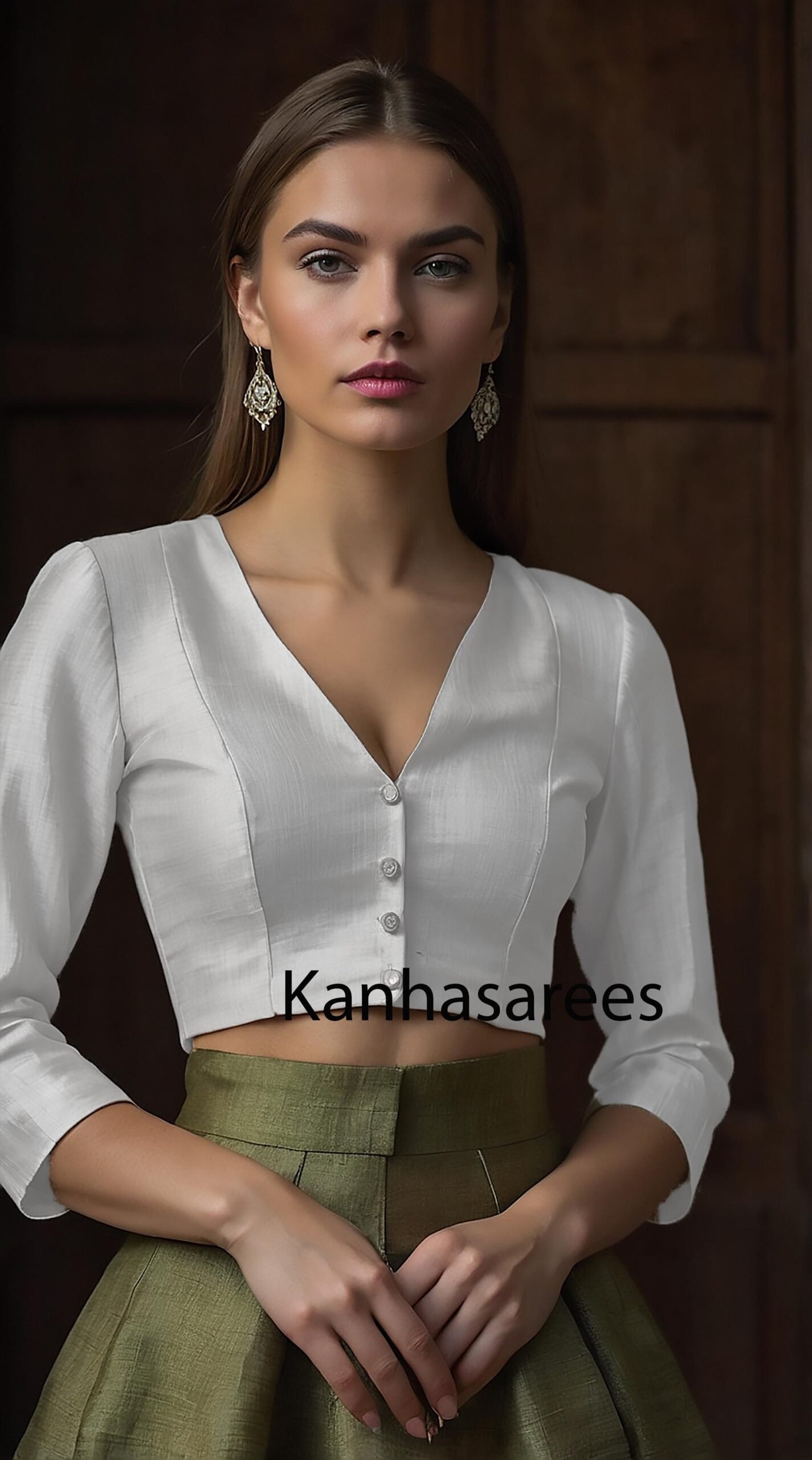 White Silk Skirt – Custom Made to Measure