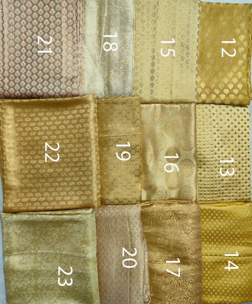Custom Brocade Sleeveless Blouse with Mandarin Collar in Any Color - Image 4
