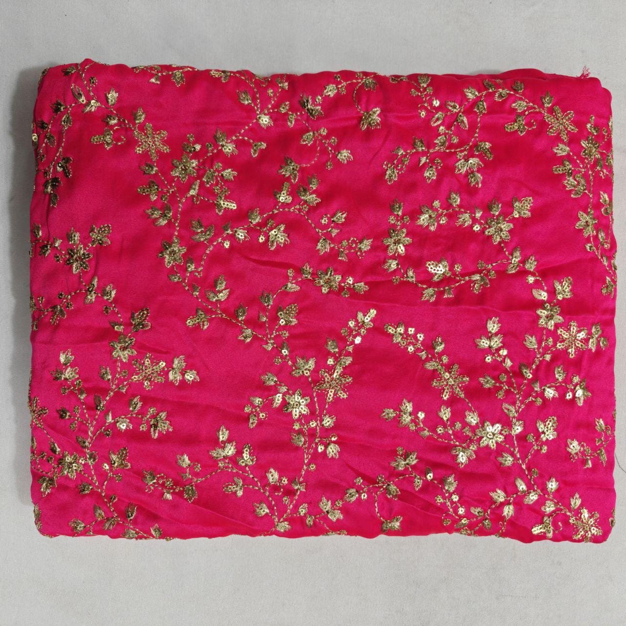 Fuchsia Pink Embroidered Blouse for Sarees & Lehengas | Custom Made - Image 10