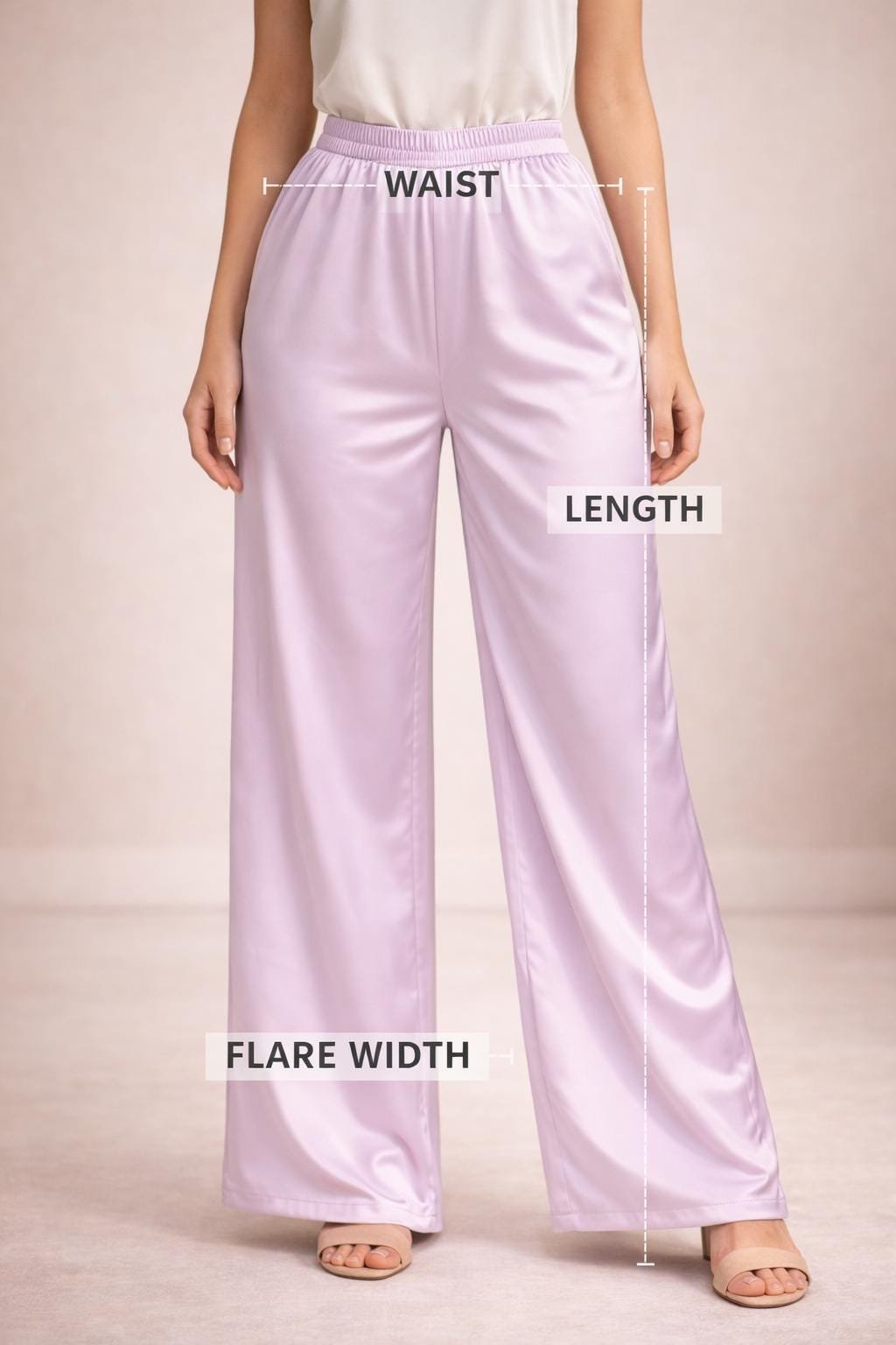 Satin Pants – Custom Made to Measure - Image 2