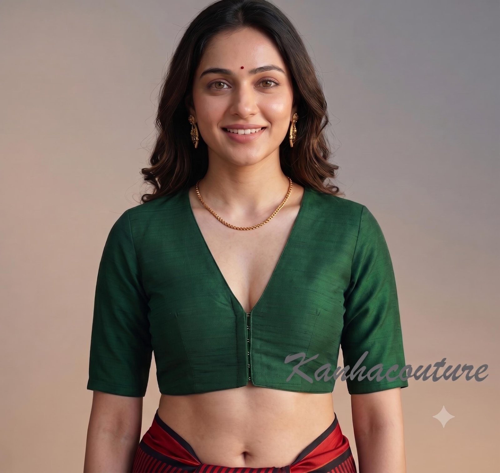 Custom Pink Raw Silk Blouse & Saree Top for Weddings & Parties