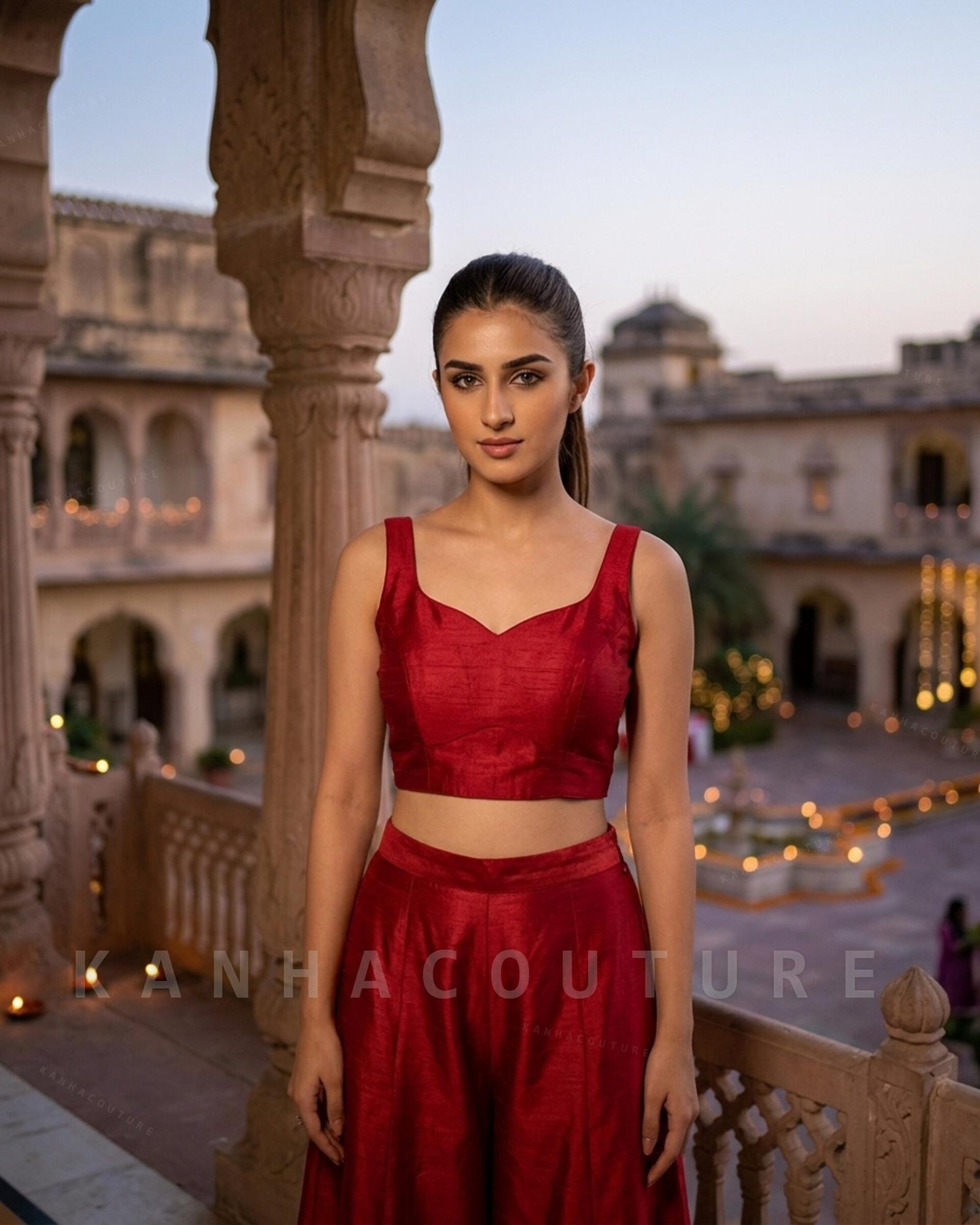 Raw Silk Lehenga Choli (Design 2) – Custom Made to Measure - Image 6