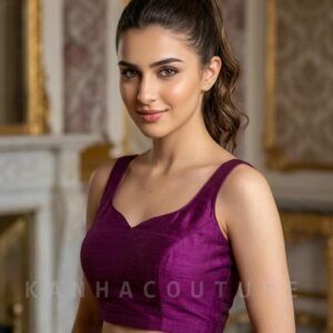 Raw Silk Lehenga Choli (Design 2) – Custom Made to Measure