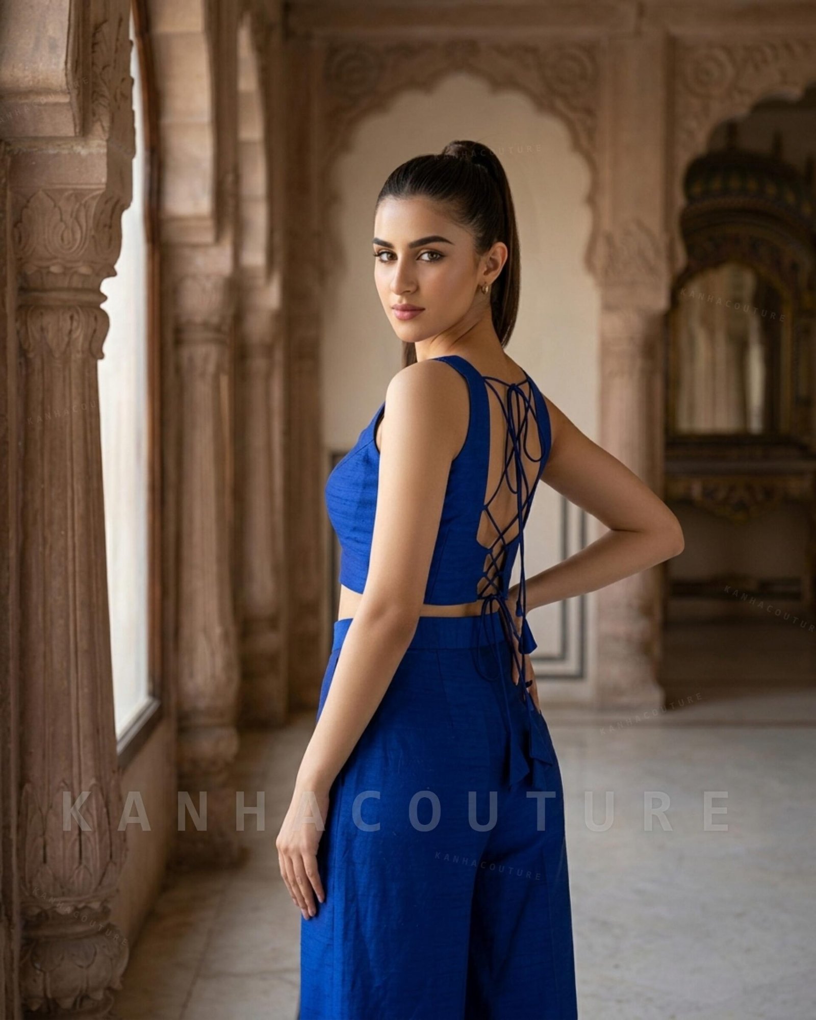Raw Silk Lehenga Choli (Design 2) – Custom Made to Measure - Image 9