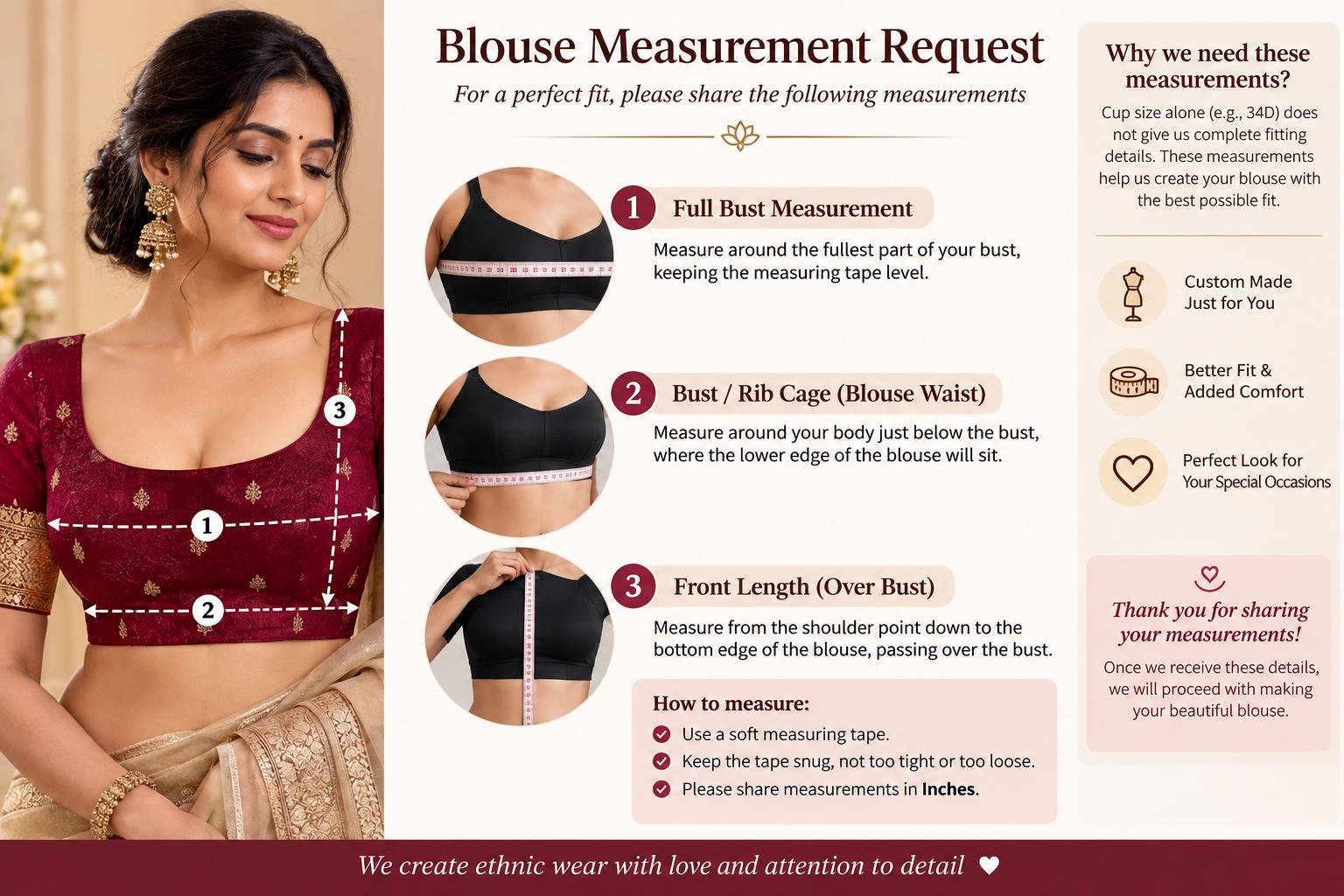 Fuchsia Satin Lehenga Choli – Custom Made to Measure - Image 10